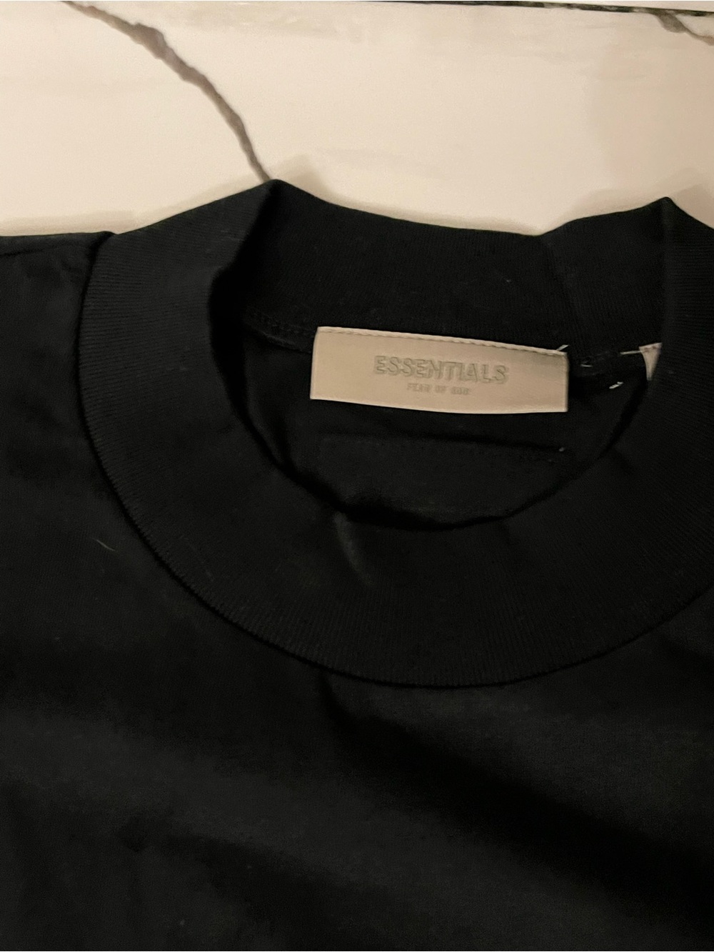 Mens Black Essentials Set. Shirt and short. Size M. - Picture 4 of 9
